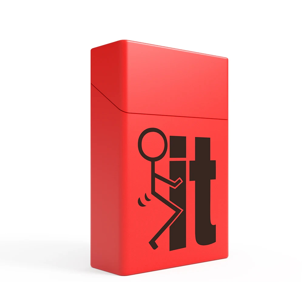 Promotional gifts fancy logo print smoking cigarettes soft silicone pack cover