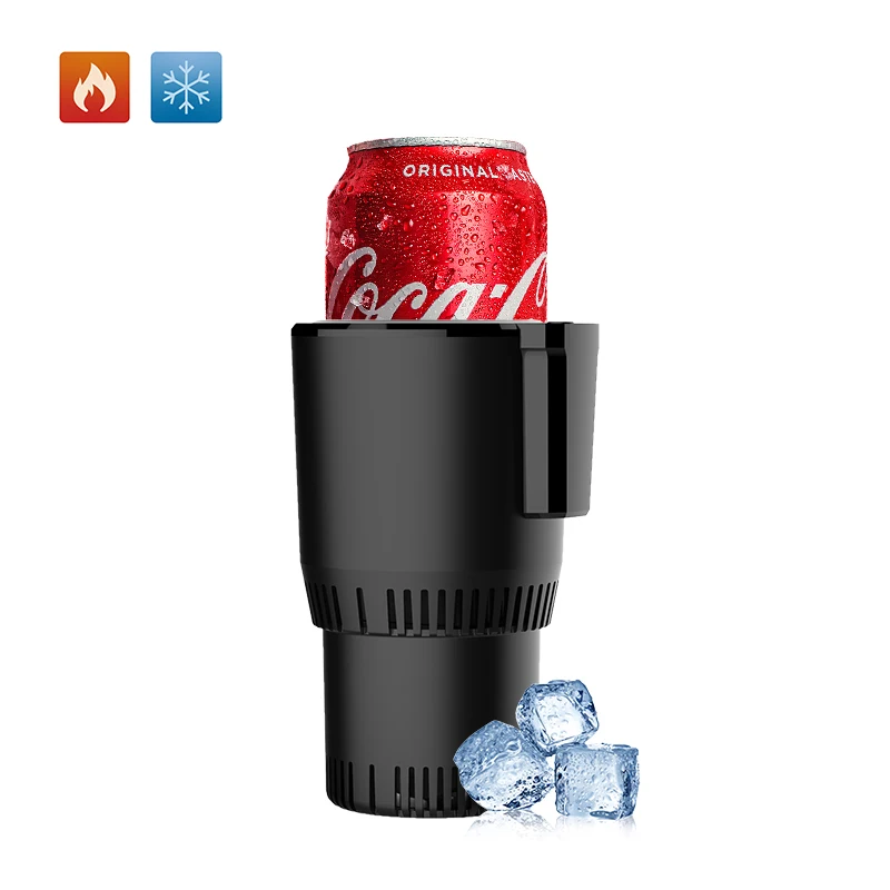Fashion Design 2-in-1 Hot & Cold Car Cup Holder Fast Cooling Heating Smart Refrigerator -3°C~60°C for car interior home office