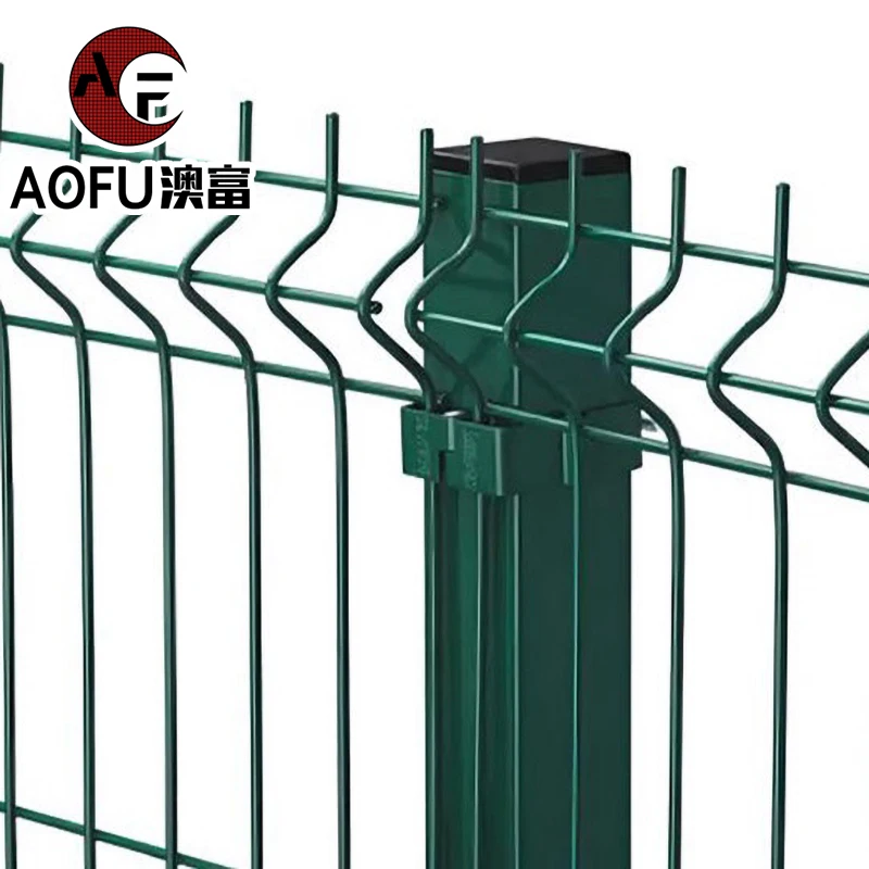 Garden Border Fence Cheap Price Decorative 3D Metal Steel Fencing, Trellis & Gates Green Powder Coated