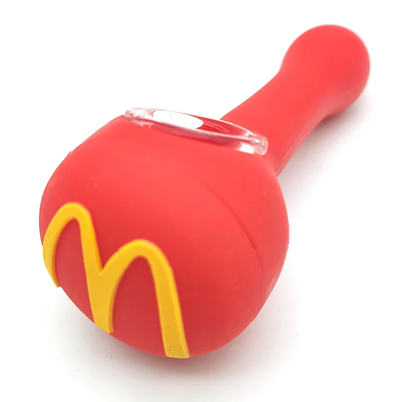 2020 Creative design Smoking pipes tobacco silicone glass smoking pipe