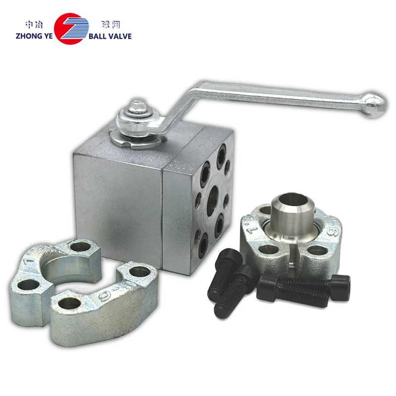 Manufactory Wholesale ZYQF-SAE 3000 -50I ball valve with SAE flange welding couplings for hydraulic system