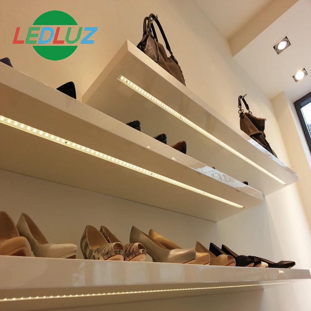 17x8mm black white sliver Linear Led Aluminum Profile with 2835 led strip