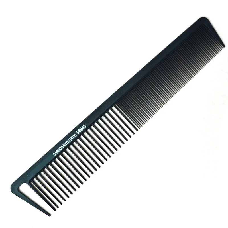 Heat Resistant Salon Carbon Antistatic Cutting Comb Large Sectioning Comb Fiber Combs Anti Static Barber Tool