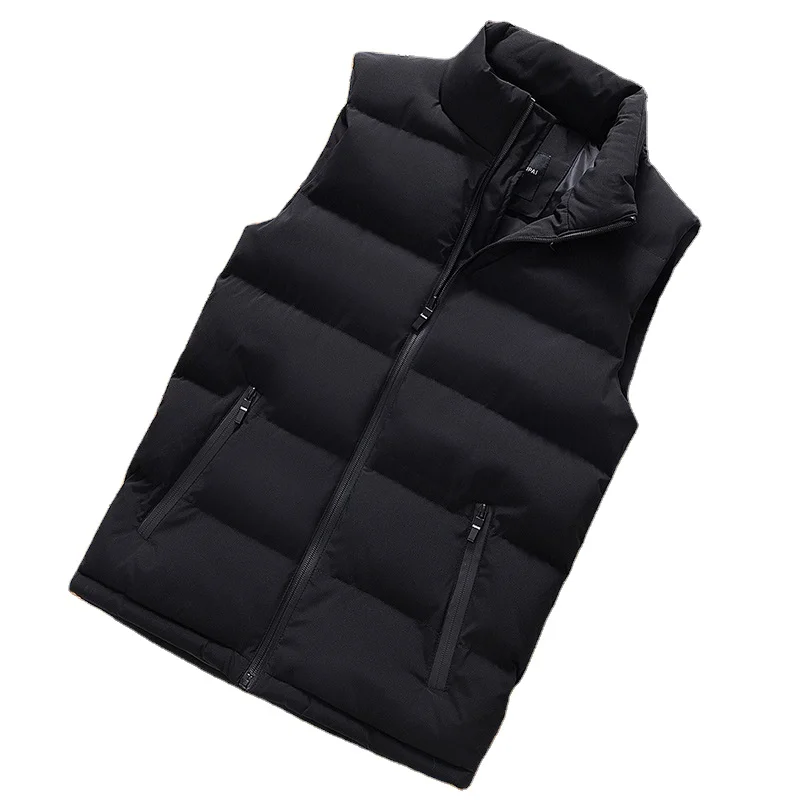 Mens Sleeveless T-shirt custom logo Loose edition 100% cotton fashion T-shirt high quality vest