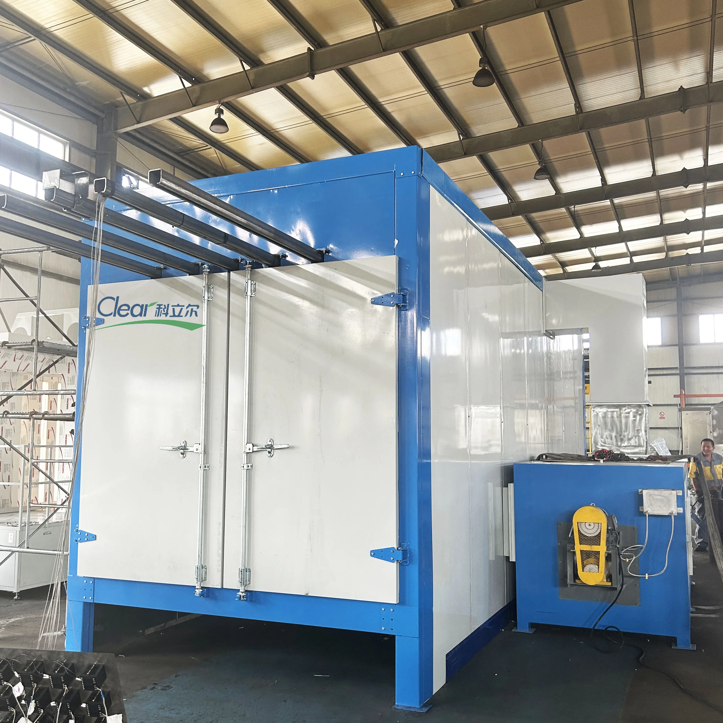 Manual / Automatic large electrostatic powder coating oven for sale