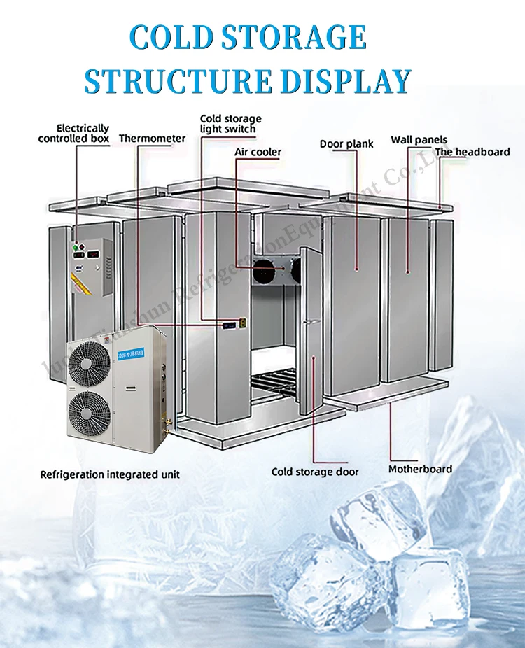 Freezing Chambers Cold Room Storage Fast Refrigeration Containers Cold Room For Meat