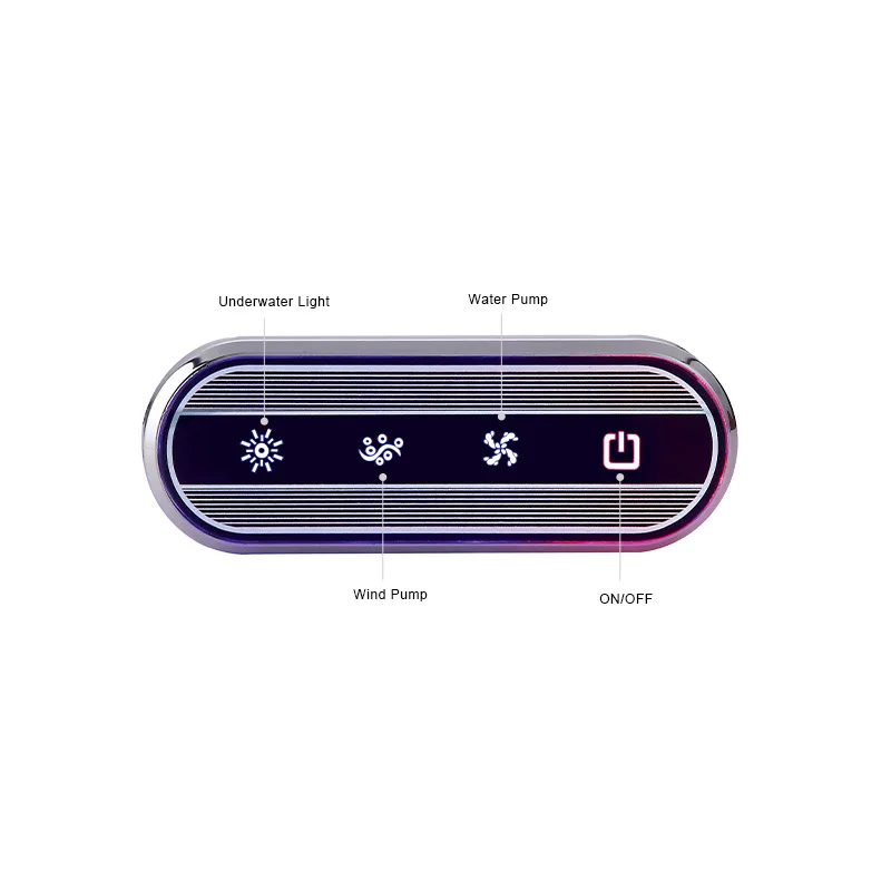 Water Level Detection Air Wind Pump Easy Function ST-04 Constant Temperature Touch Screen Control Massage Bathtub Controller