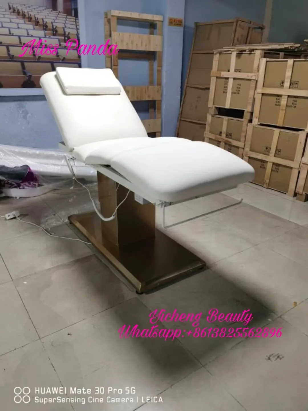 Yicheng Beauty factory direct sale 3 motors massage table beauty salon furniture lash bed spa beauty facial massage bed for sale