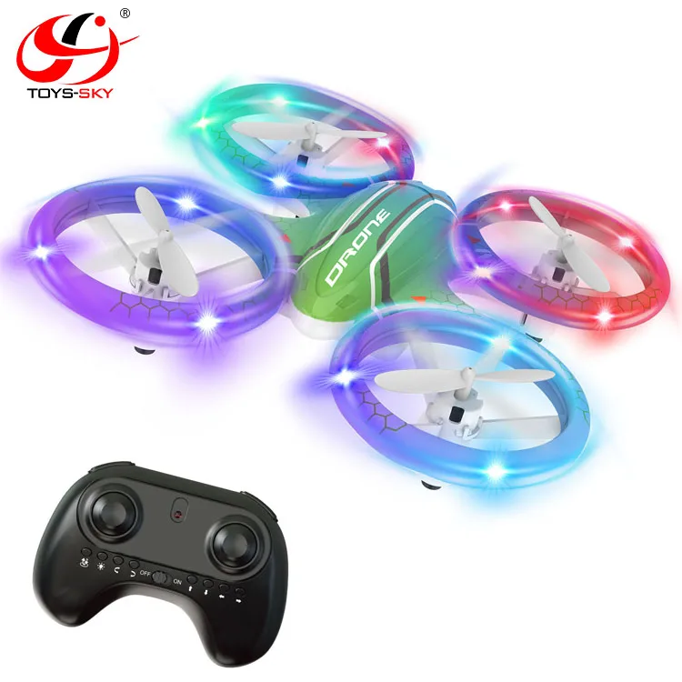 2.4GHz Four Axis Glow Up Stunt Rgb Light Drone Mini Remote Control drone avec un dron long temps de vol
