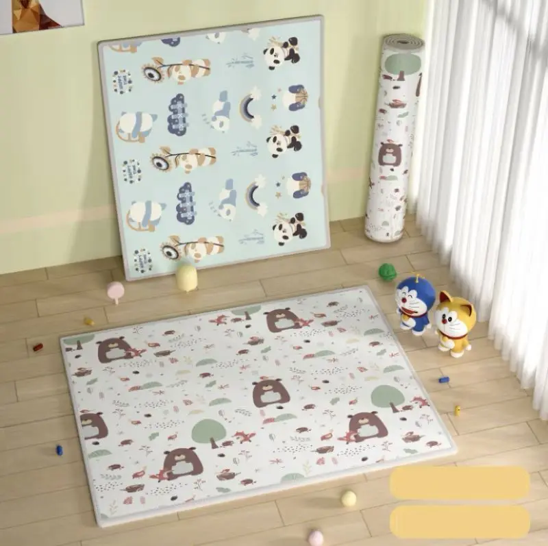 Double Sides  Play Zoo Non Toxic Play Mat Waterproof And Non-Toxic Baby Playmat