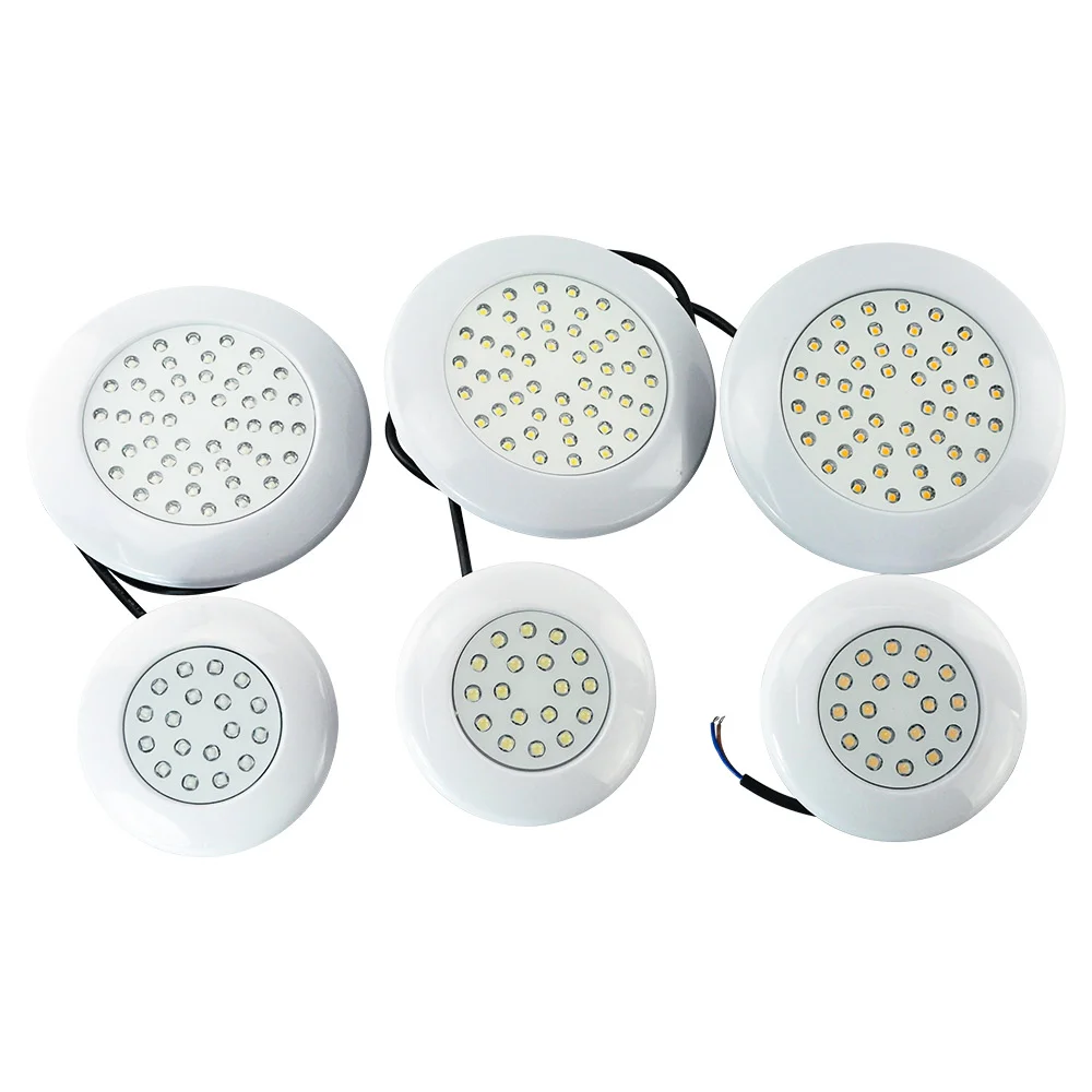 Waterproof Led Submersible Underwater Resin Filled  Smart PC Flat Slim Swimming Pool Light