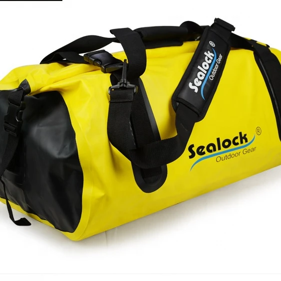 500D PVC 30L 45L 60L Durable Duffel Pack for Water Sports Waterproof Bag