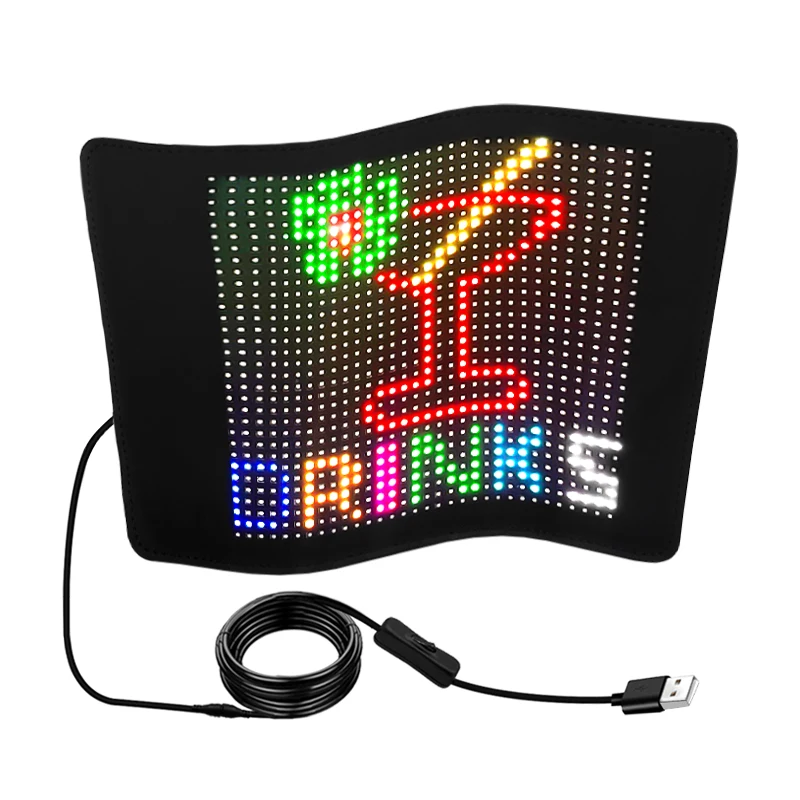 S3232 Smart APP control Car LED Display screen For Car Rear Window Led Digital Display Car store shop Advertising