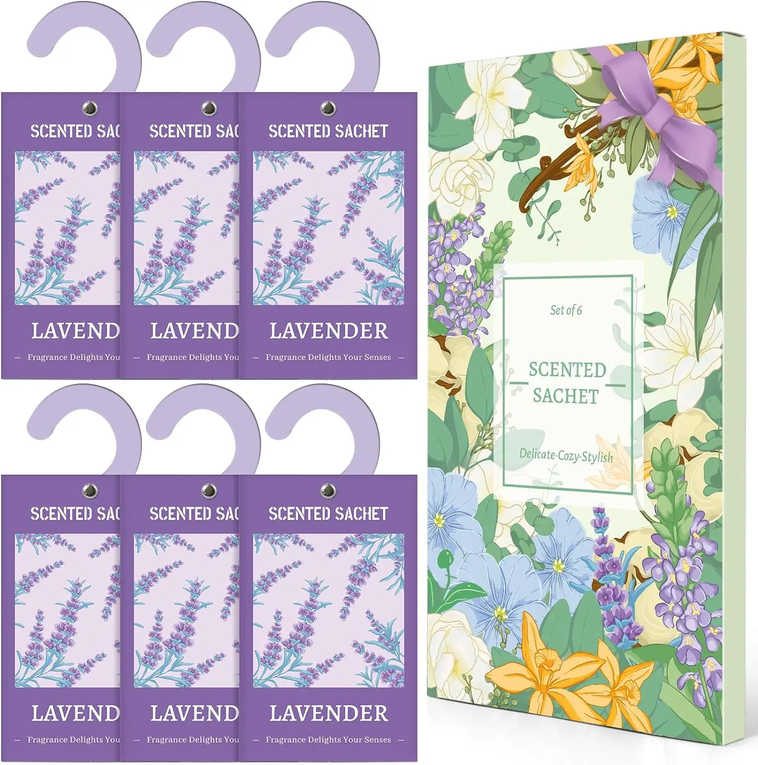 Lavender Scented Sachets For Drawer And Closet Scented Sachet Cotton Bags Lavender Sachet Fabric Softener