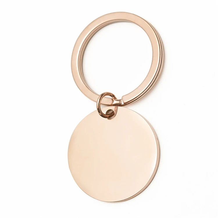 25mm Diy Jewelry Making Blank Key Chains Custom Made Keychains Dog Tags Key Chains