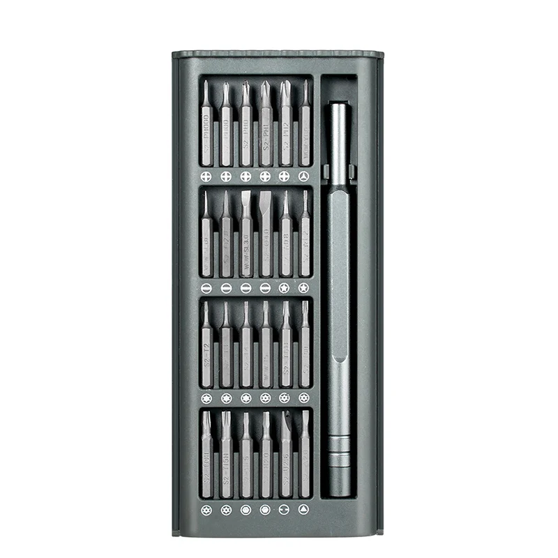 24-in-1 Precision Screwdriver Set ABS Box Multi Laptop PC Cell Phone Pocket Repair Tool Kit