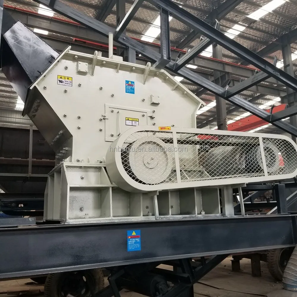 mining machinery 50-100tph basalt limestone aggregate impact crusher stone crushing plant