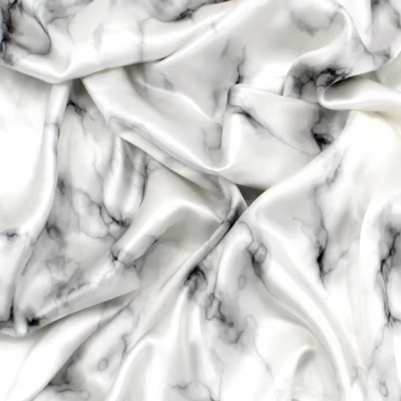 Ткани с цифровой печатью на заказ оптом женские шелковые атласные 100% ткани цветочные для одежды