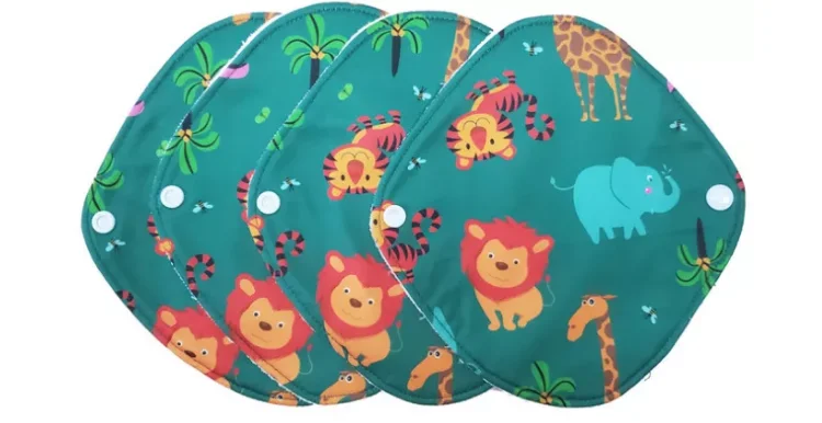 Hot Sale Cloth Sanitary Pads Organic Cotton Reusable Sanitary Pads