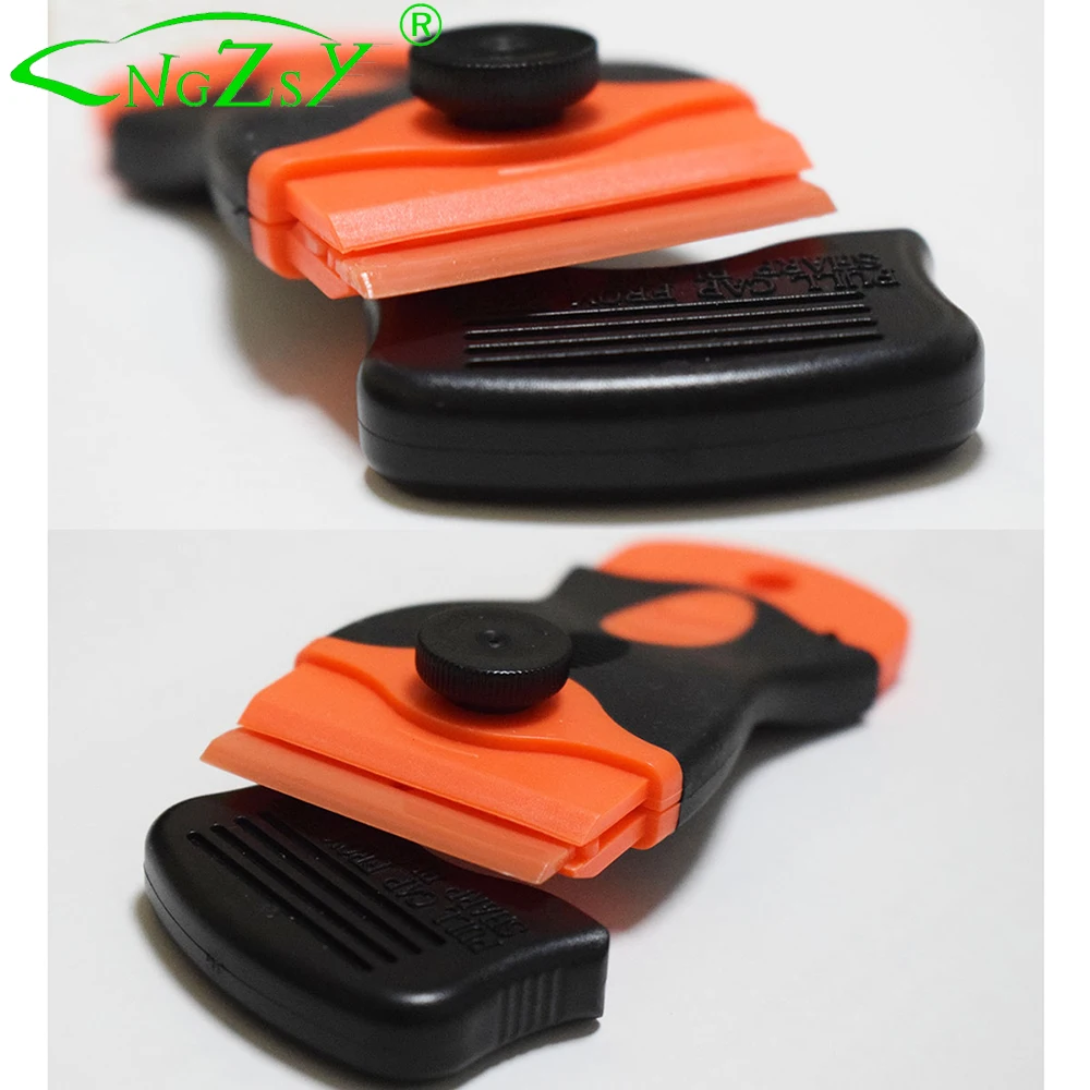 Soft Grip Safety Glass Window Cleaning Scraper Razor Blade Scraper With Metal and Plastic Blade E12 E15