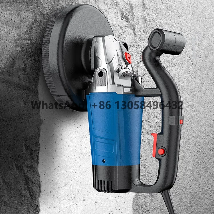 Power Floor Sanding Tools Dust-free Sander Portable Handheld Grinding Machine 180mm Electric Wall Grinder for Metal Rust Removal