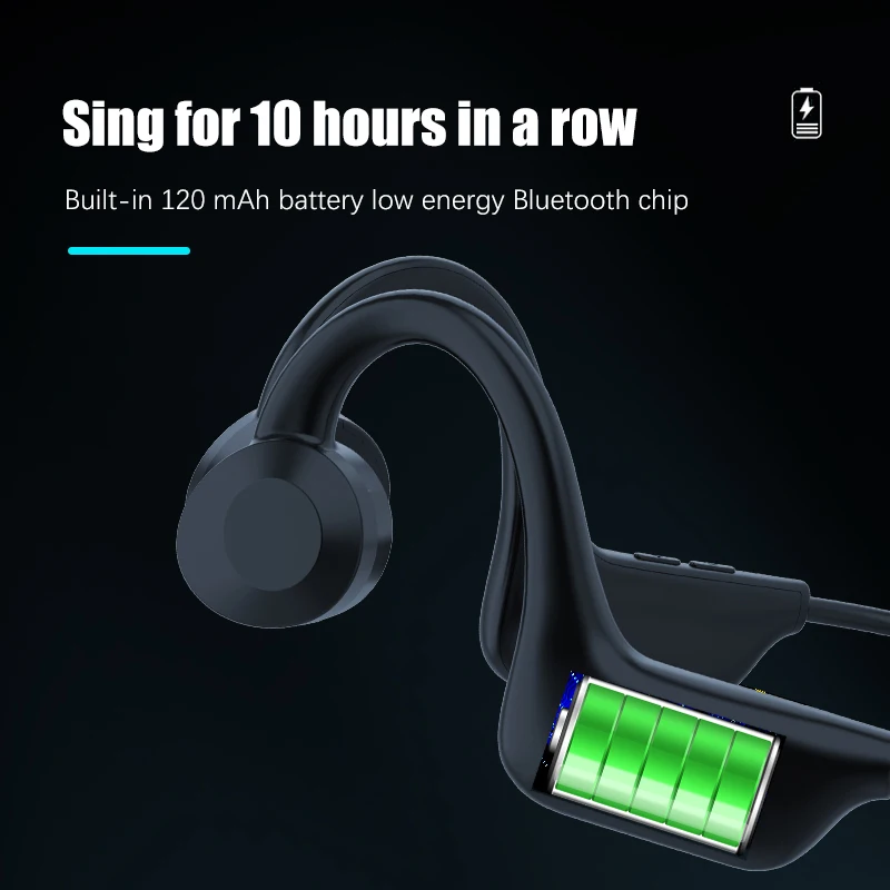 2022 Cheap Direct Factory Waterproof TWS Earphone 5.0 Sport Earbuds Wireless Open Ear Bone Conduction Headphone
