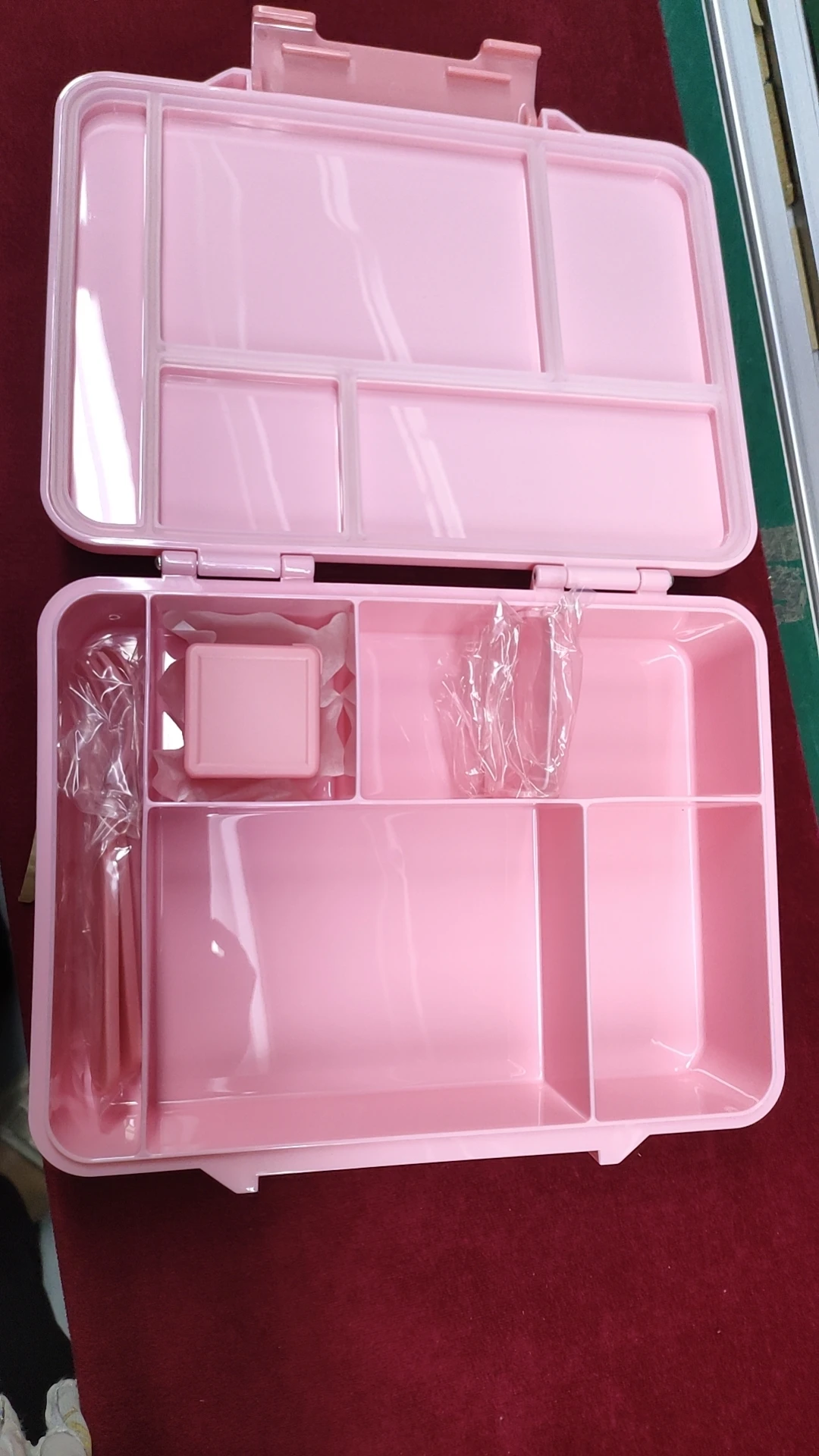 AOHEA new kid bpa free pp compartments Microwaveable sealed lunch box bento picks fiambrera lunchbox kids chill -