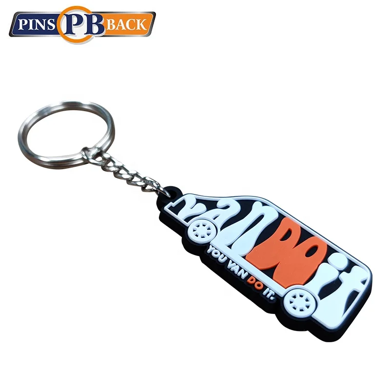 Cheap factory price personalized rubber soft pvc souvenir keychain