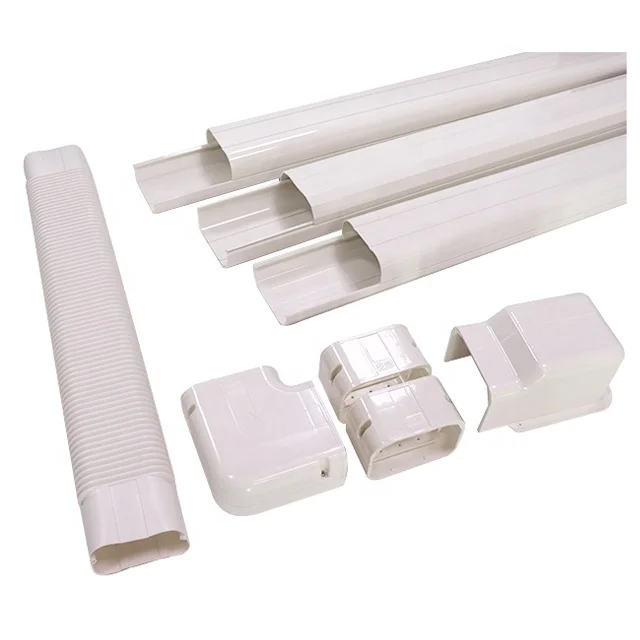 High Quality Cable Duct with Cover Air Conditioner Pipe Cover Air Conditioning Trunking