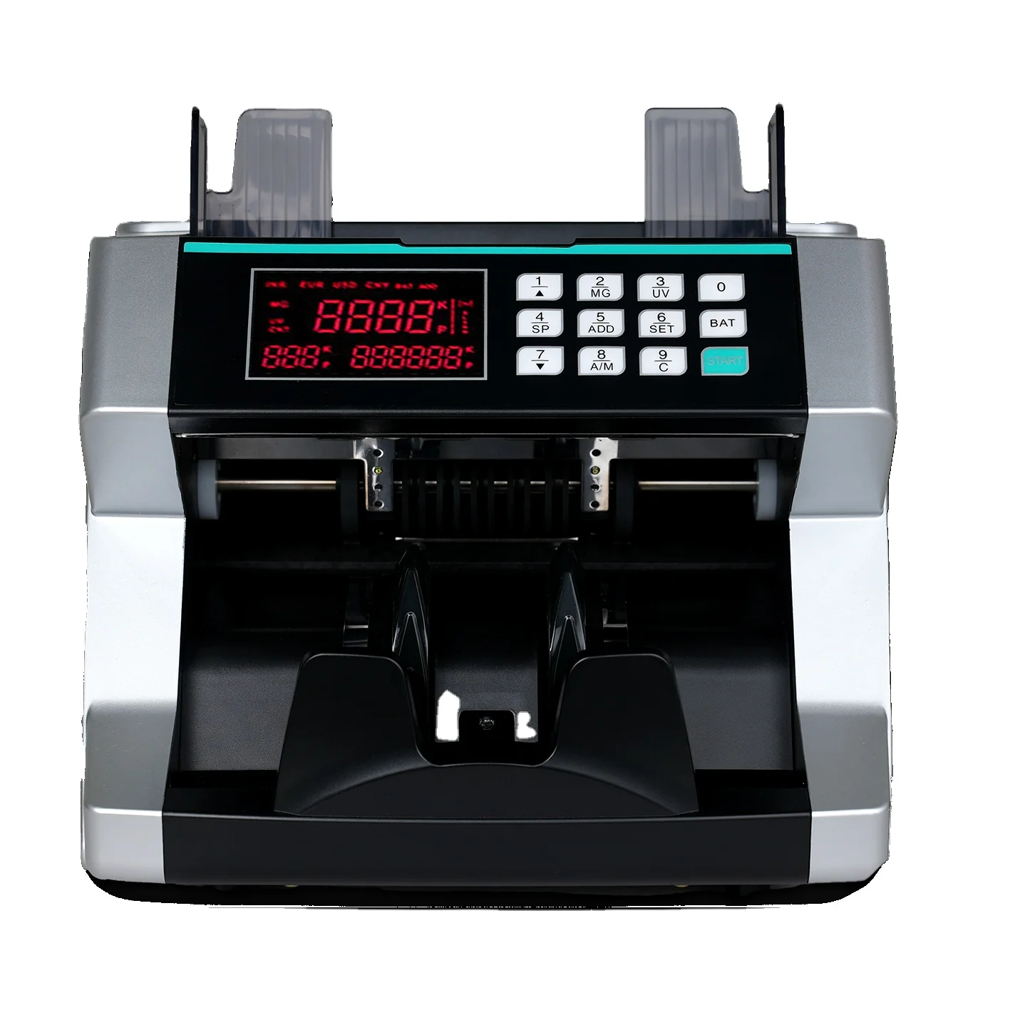 UNION 0734 Factory Hot Sale Multi Currency  Bill Counter Banknote Cash Detector Money Note Counting Machine