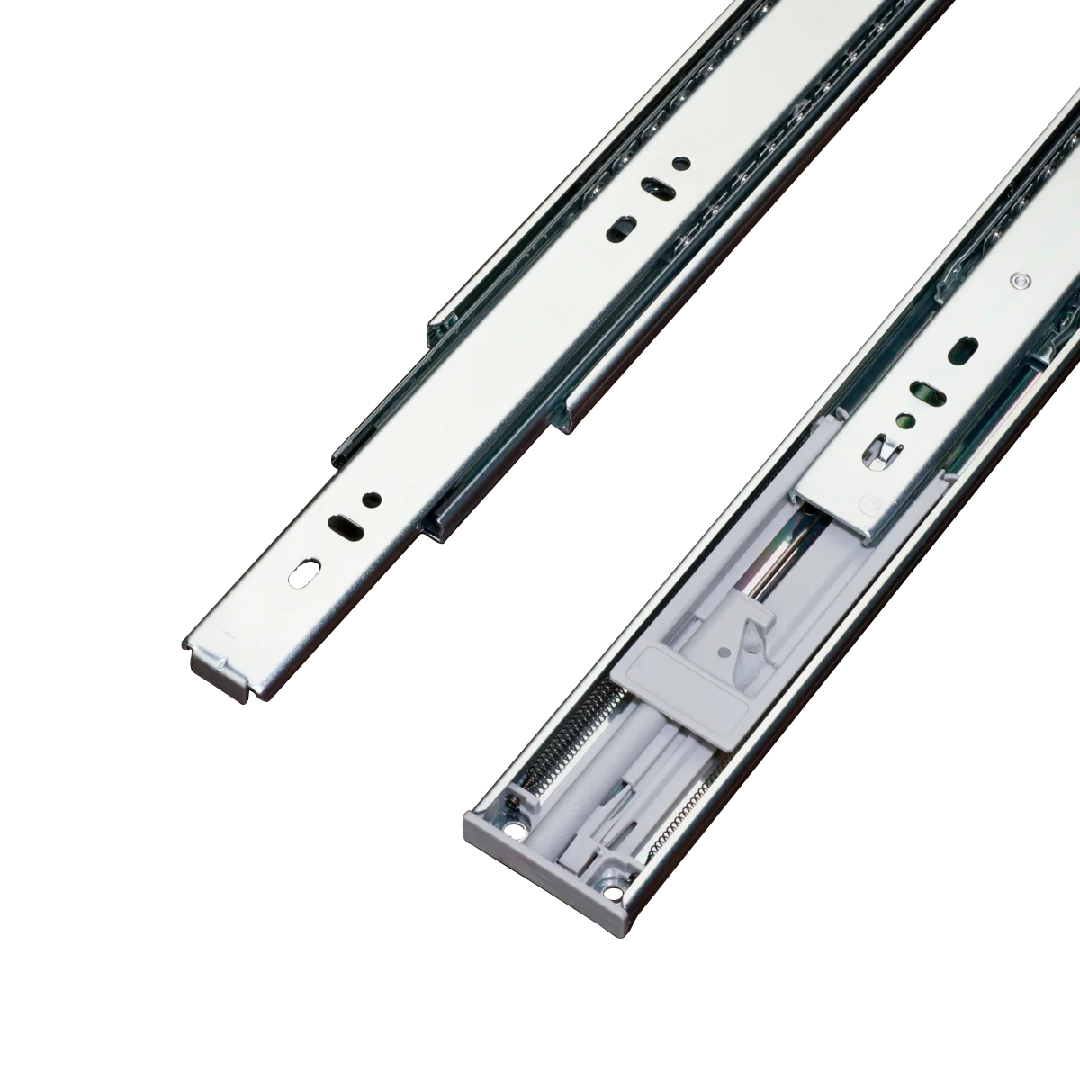 Гидравлический мягкий закрытый выдвижной ящик с 3 секциями стальной шариковый подшипник телескопический канал комод демпфер буферная система выдвижных ящиков ползунки