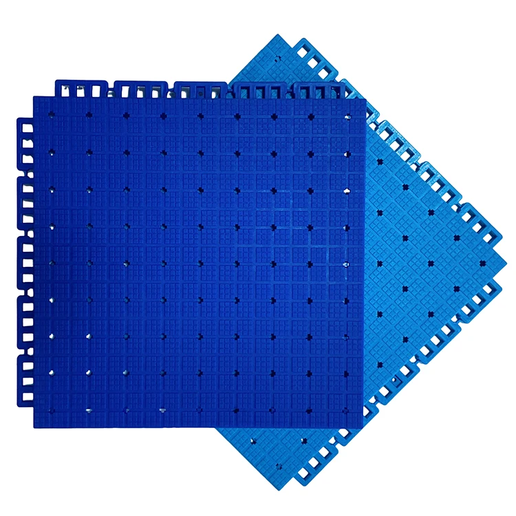 thermoplastic plastics Elastic Anti Slip Interlocking Sports Floor