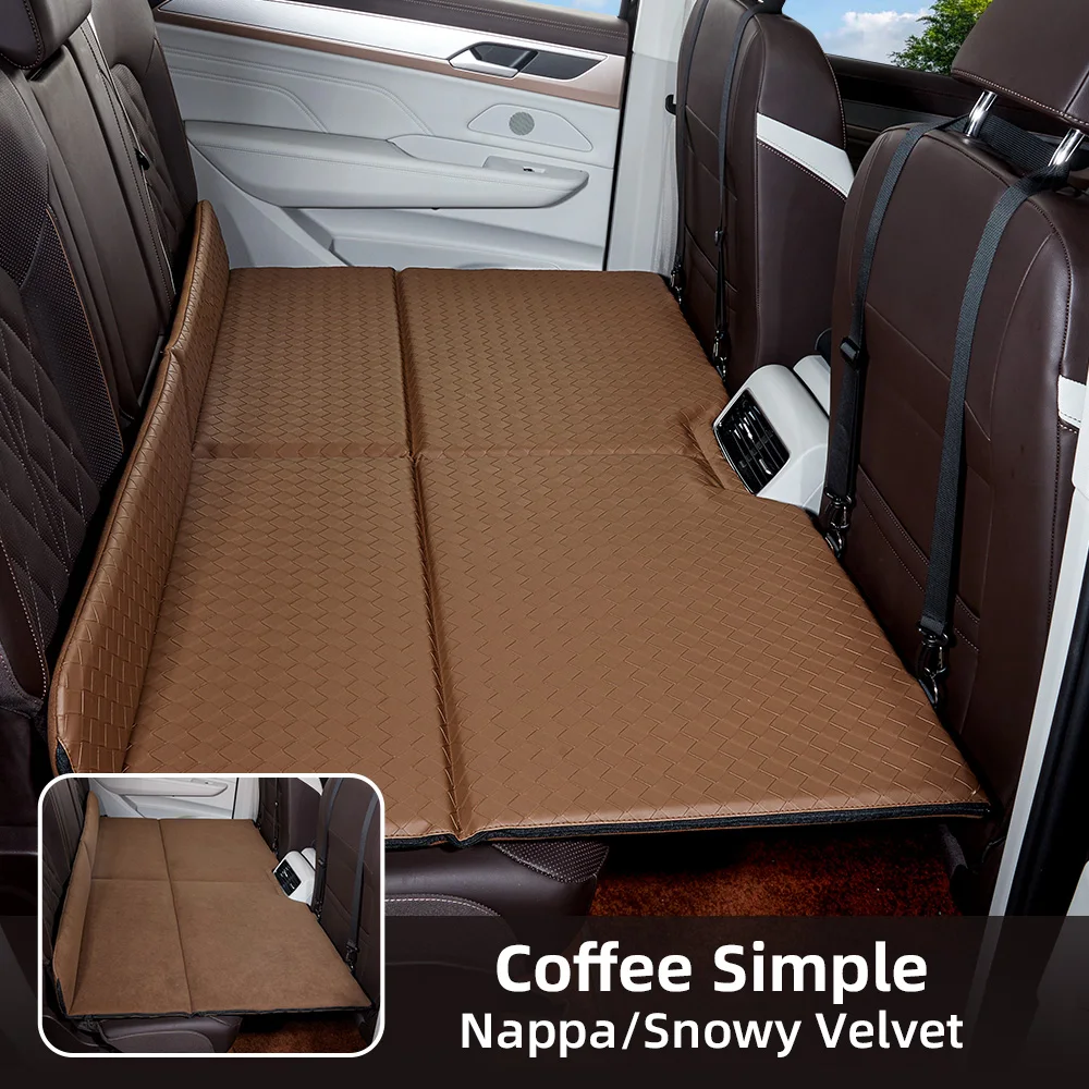 quick install Non Inflatable car back seat bed  double  camping mattress sleeping SUV mattress with Storage Bag adults boys girl
