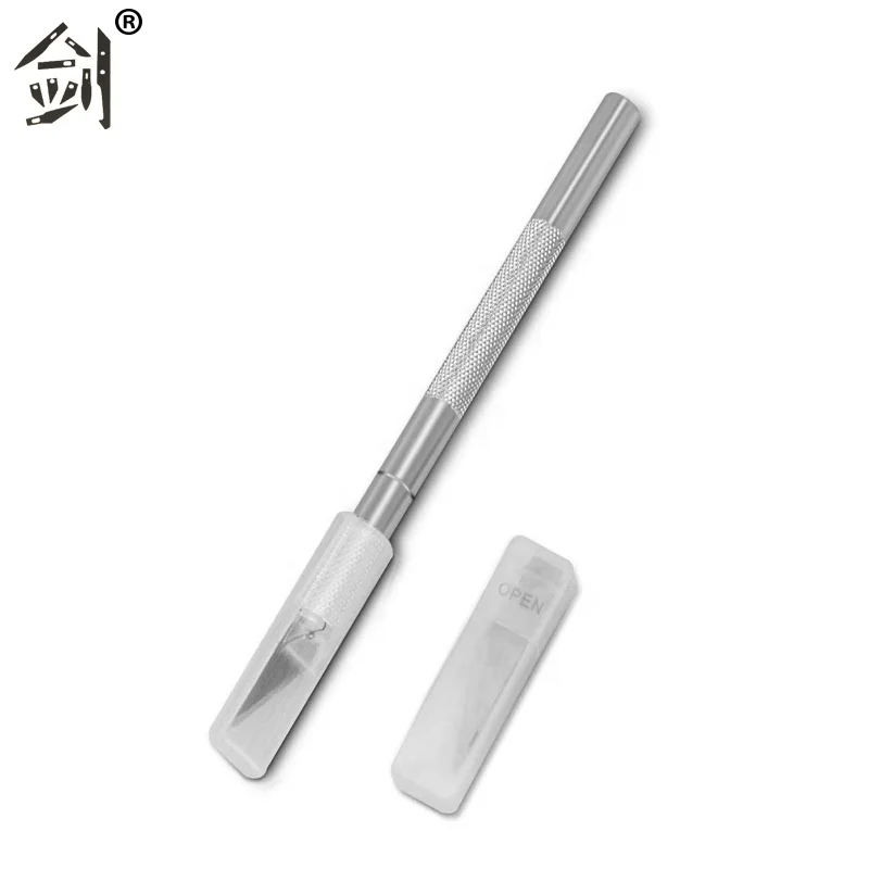 Premium Aluminum Handle Art Craft Hobby Knife with 6 Blades