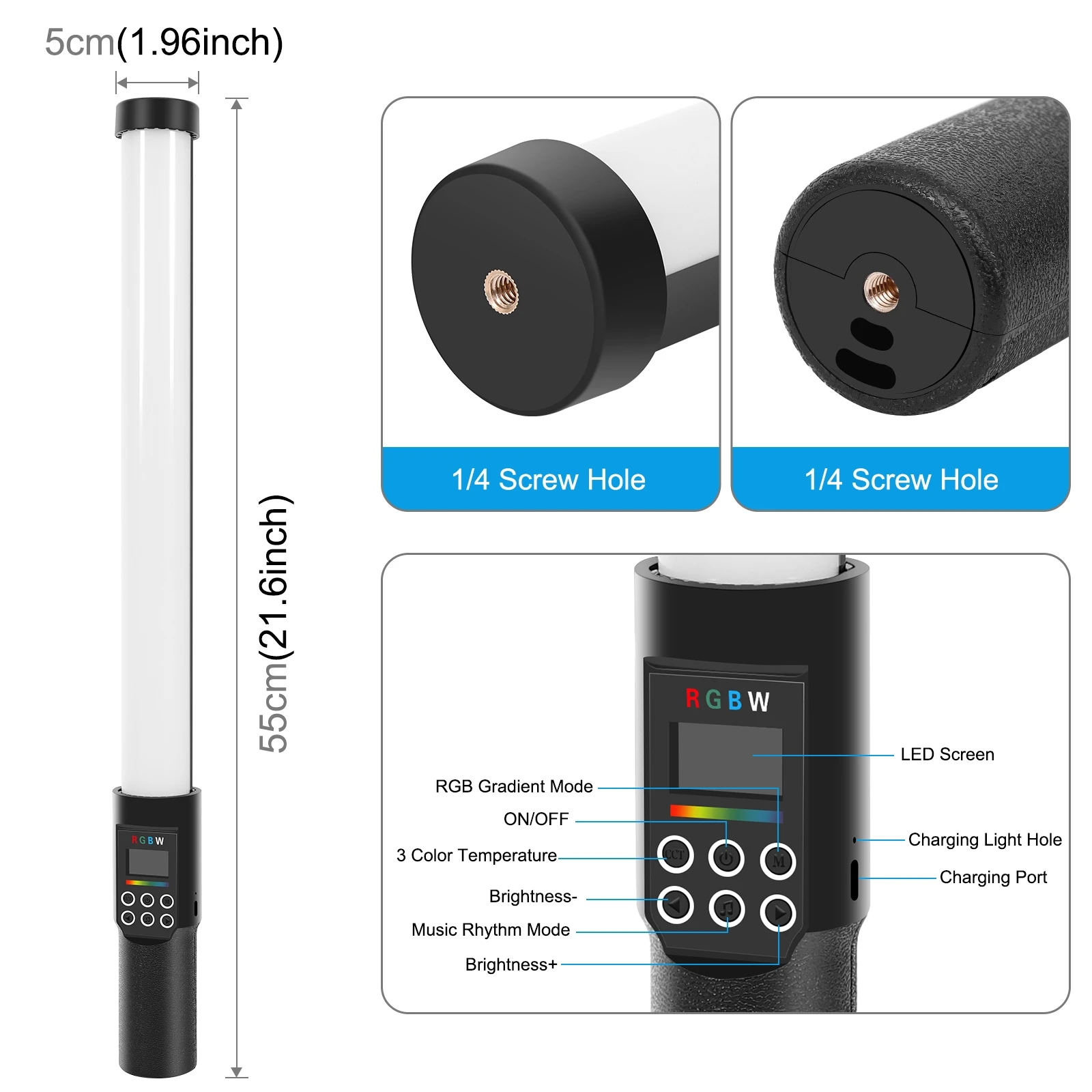 Studio Video Accessories Handheld 3000k-6500k Professional Ice Stick Fill Led Photography Light