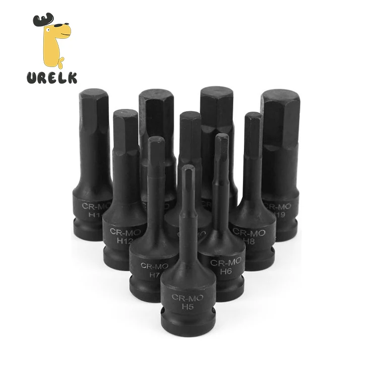 1/2 привод Torx ударная розетка H4-H22mm Отвертка Набор бит розетки для трещотки/электрического/ударного ключа