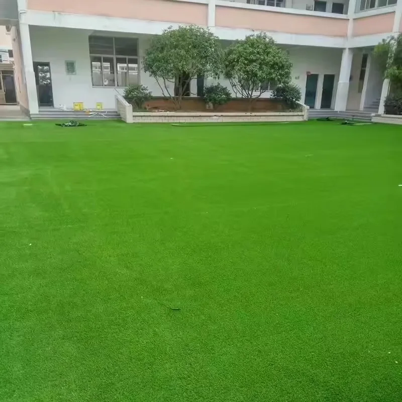 Outdoor Garden Landscape Custom Synthetic Grass Green Color F ake Turf Roll Artificial Grass
