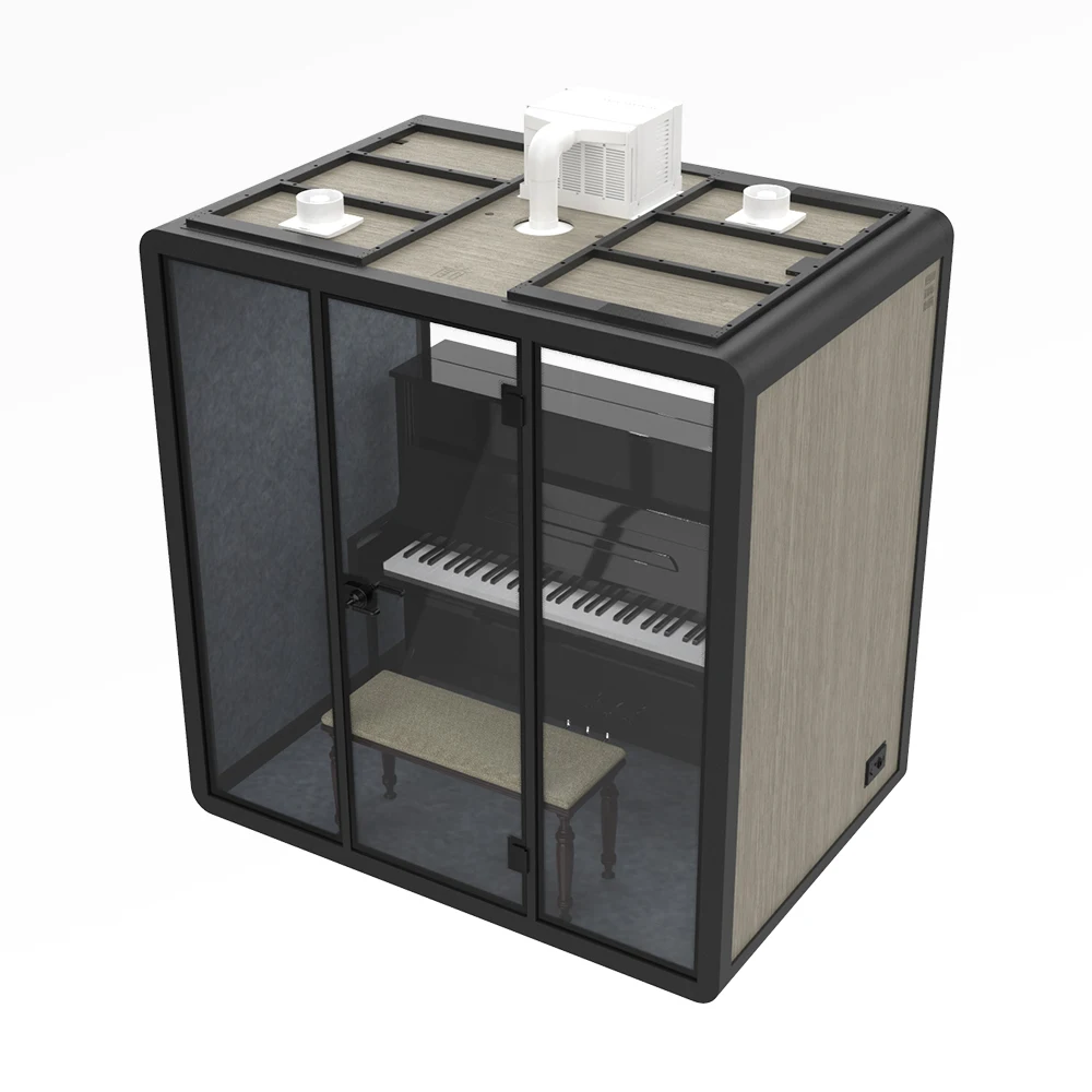
The secondary sound insulation soundproof booth music for piano vocal booth soundproof booth for sale ODM 