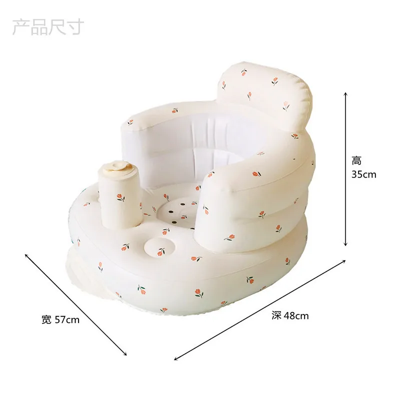 New Style Infant Bath seat  bathing Stool Toddler  Funny Toys Dinning sofa Inflatable Baby Chair