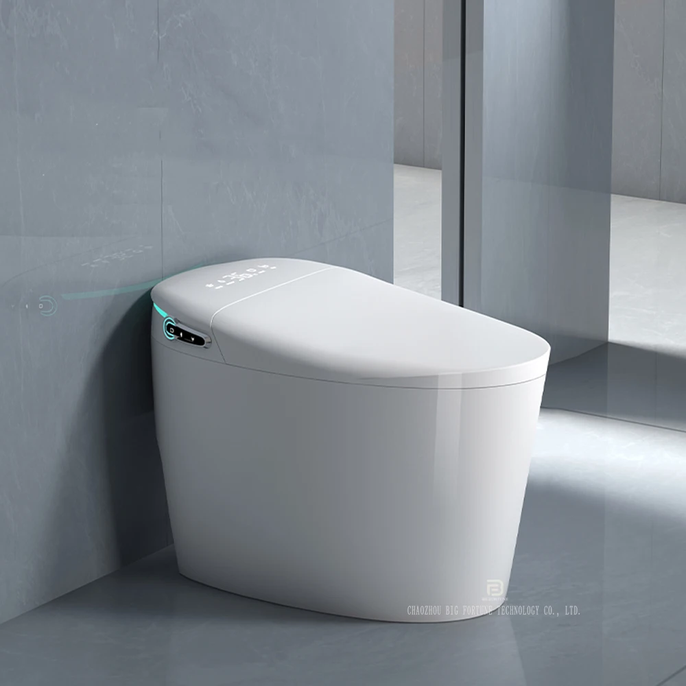 High quality ceramic smart toilet bowl bathroom floor mounted intelligent toilet automatic operation electric toilets