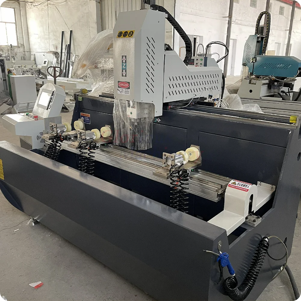 Single Head Aluminium Copy Router Window Frame Making CNC 3 Axis Drilling Machine