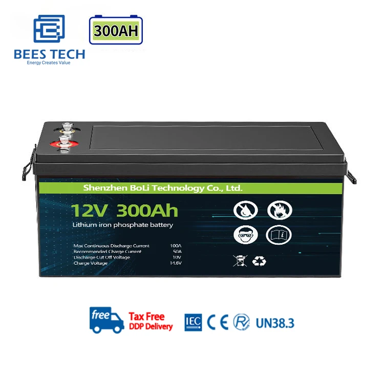 Lithium Battery 300ah 12v Battery Pack With Bl 12v Lithium Ion Battery 300ah With Bms For RV Electric Car Motorcycle Boat