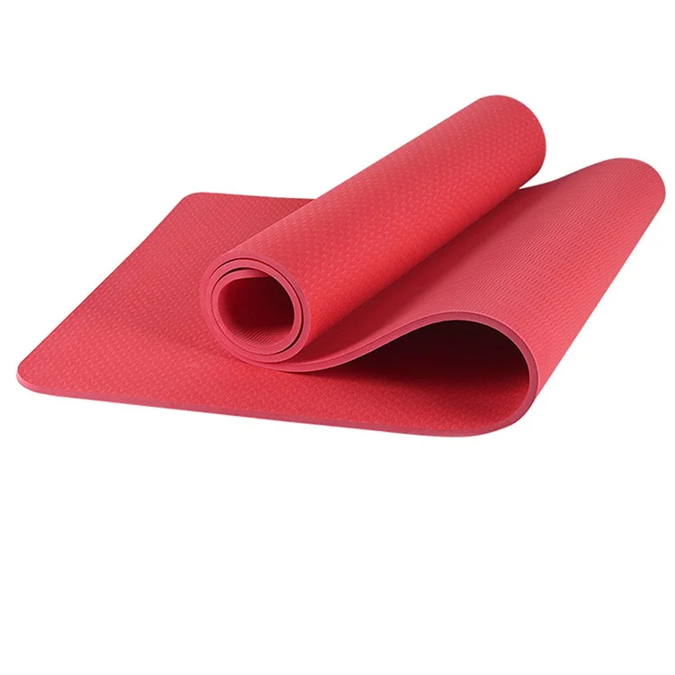 Factory wholesale price TPE Gym Mat with Good Quality Exercise Mat Eco Friendly Yoga Mat