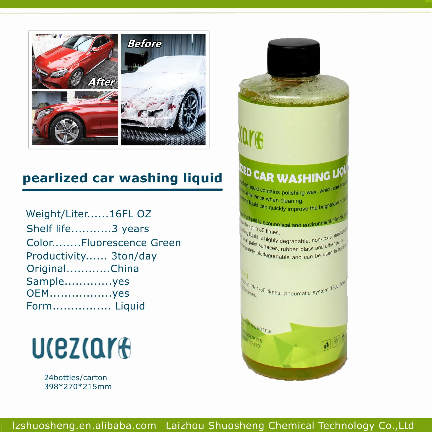 Лидер продаж UCEZCAR + 5 галлонов суперконцентрированный Бесконтактный пенный шампунь