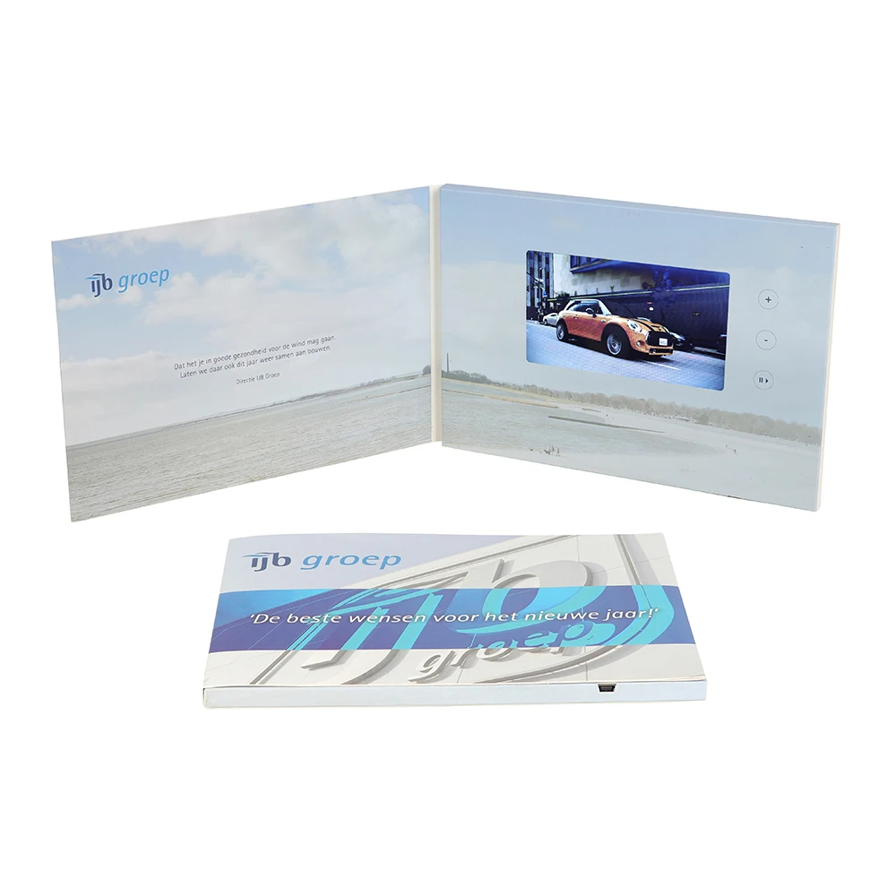 
video brochure lcd screen 