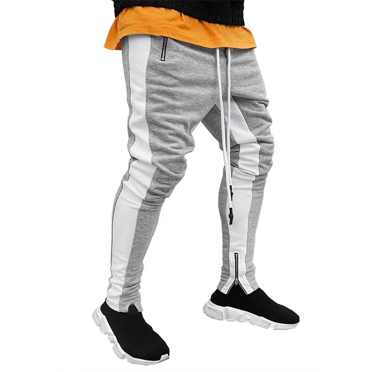 Wholesale Custom 7 Color Striped Sweatpants Joggers Slim Fitness Trousers Men Casual Cargo Long Track Pants