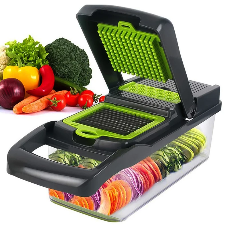 12 In 1 Potato Mandoline Slicer Veggie Chopper Cabbage Vegetable Cutter Accesorios De Cocina Mandolines Dicer Fruit Onion Cutter
