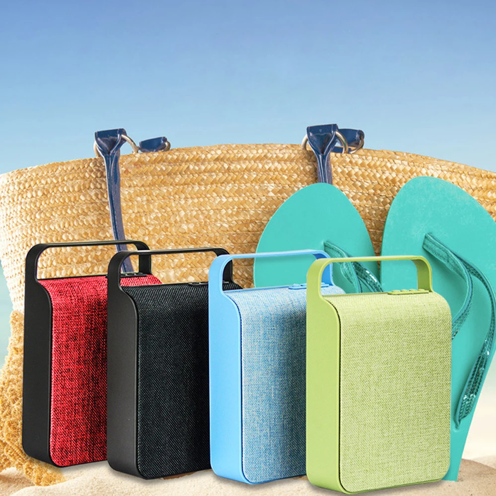 Hot Sell OEM Custom Printed Design High Quality 10W Speaker Wireless Outdoor Fabric Speaker