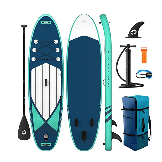 Inflatable Stand Up Paddle Surfboard Non-Slip Deck with Premium SUP Accessories