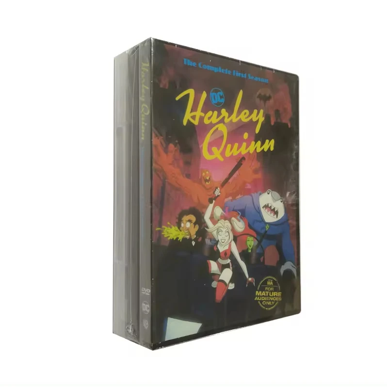 Harley Quinn Сезон 1-3 бокс-сет 6 дисков оптовая продажа с фабрики сериалы Amazo eBay лидер продаж DVD-фильмы совершенно новая бесплатная доставка